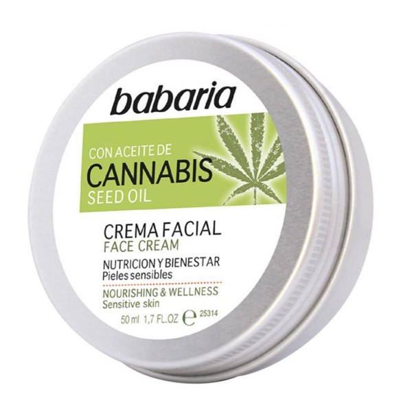 Crema hidratante babaria con aceite de cannabis